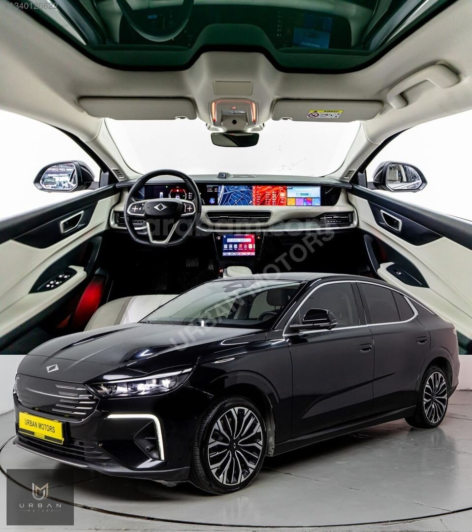 Galeriden TOGG T10F V2 4More 2025 Model İstanbul 17.000 km Siyah 2