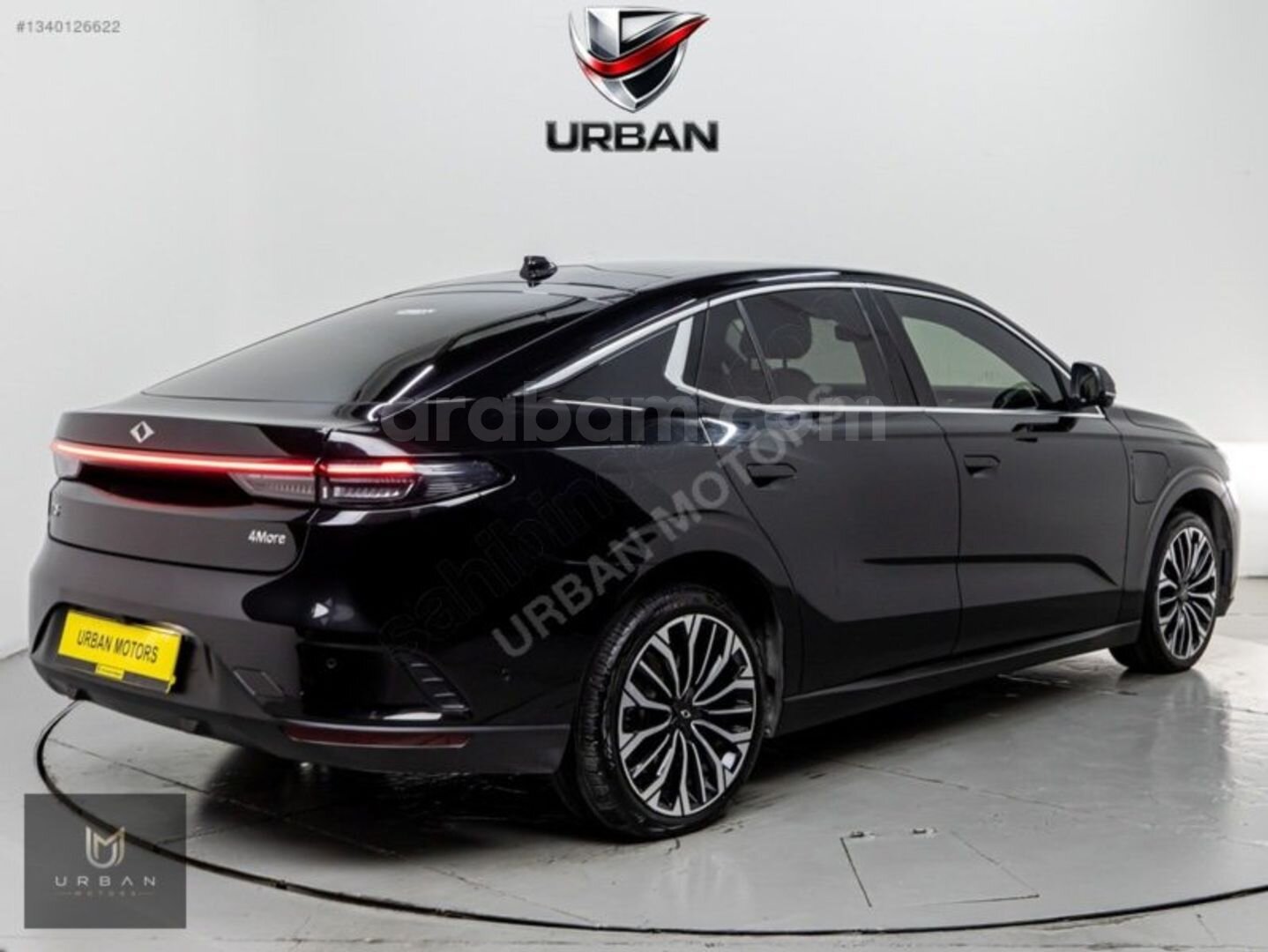 Galeriden TOGG T10F V2 4More 2025 Model İstanbul 17.000 km Siyah 7