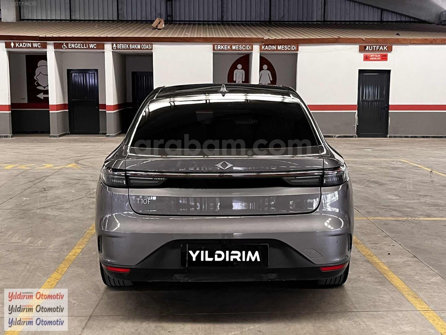 Galeriden TOGG T10F V2 Uzun Menzil 2025 Model Balıkesir 29.000 km Gri 5