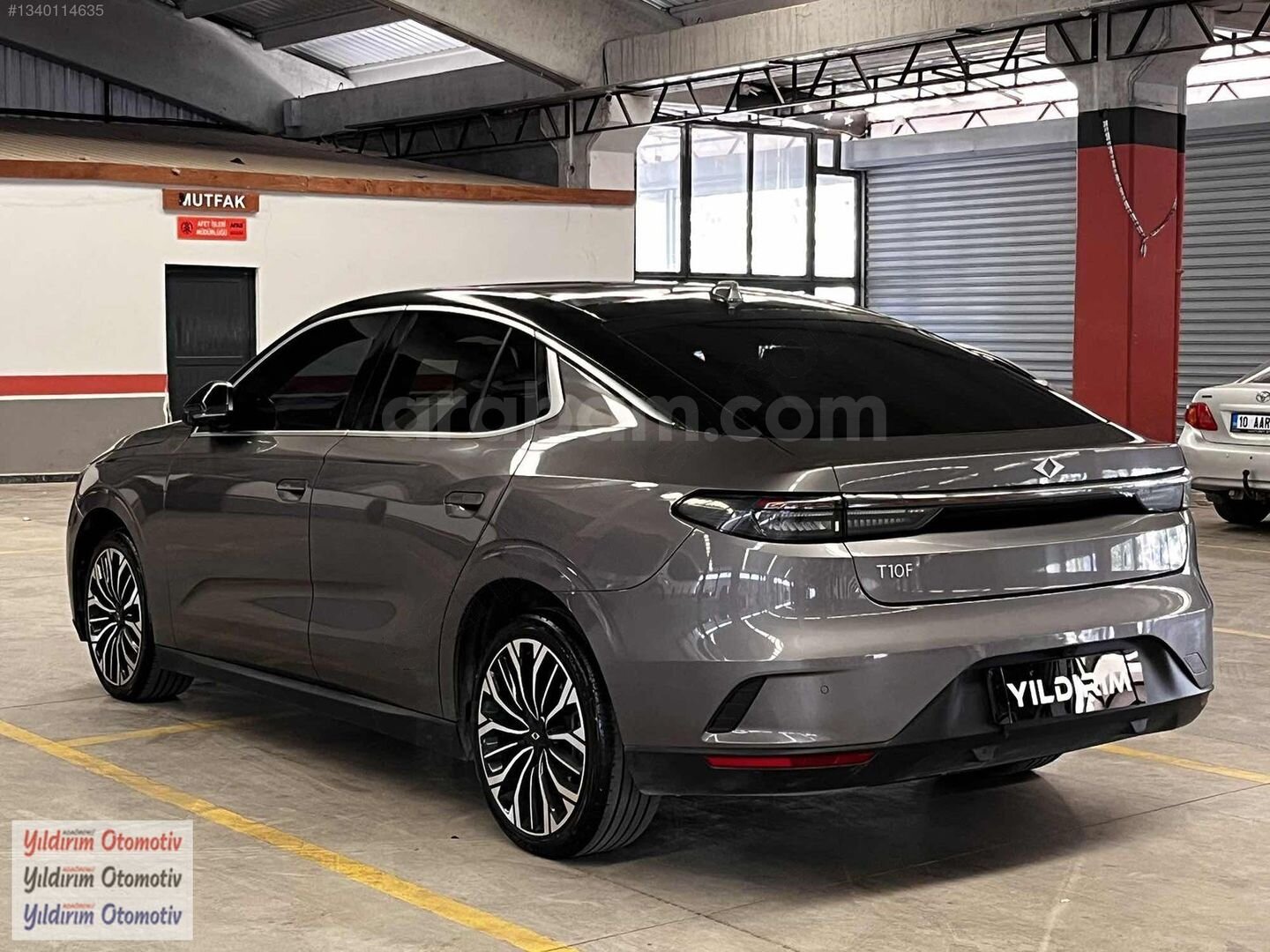 Galeriden TOGG T10F V2 Uzun Menzil 2025 Model Balıkesir 29.000 km Gri 6