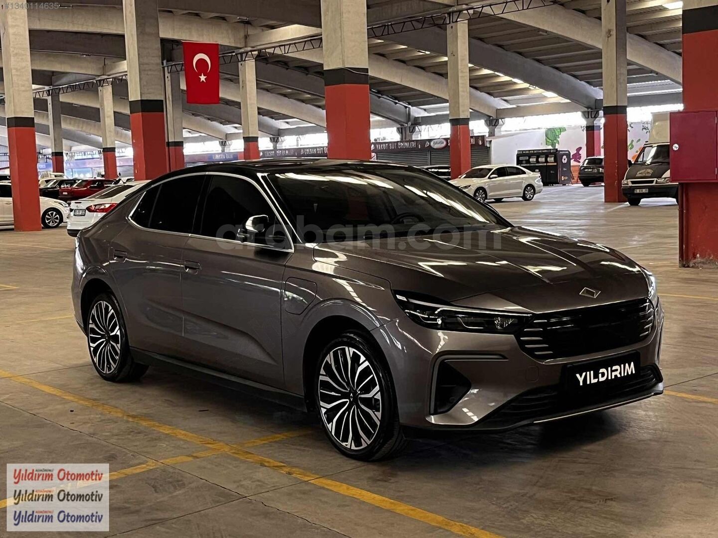 Galeriden TOGG T10F V2 Uzun Menzil 2025 Model Balıkesir 29.000 km Gri 2