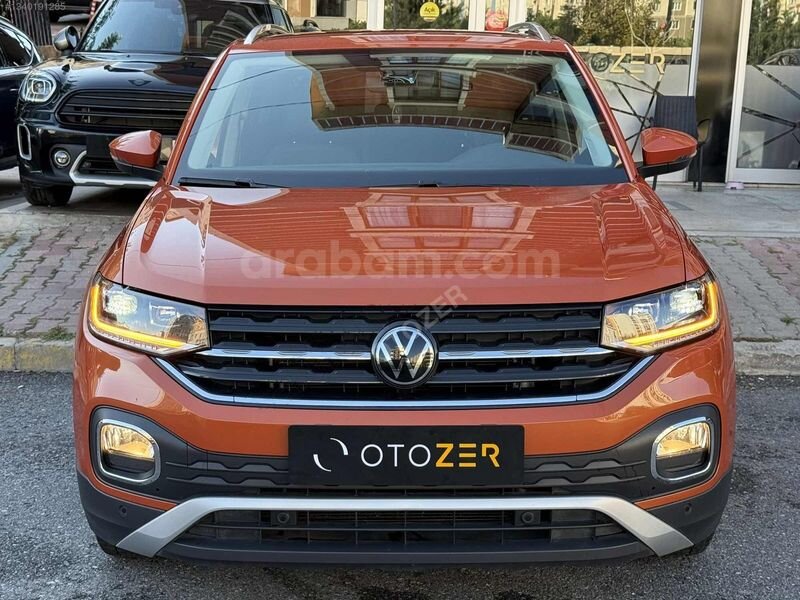 Galeriden Volkswagen T-Cross 1.0 TSI Style 2023 Model İstanbul 38.000 km Turuncu