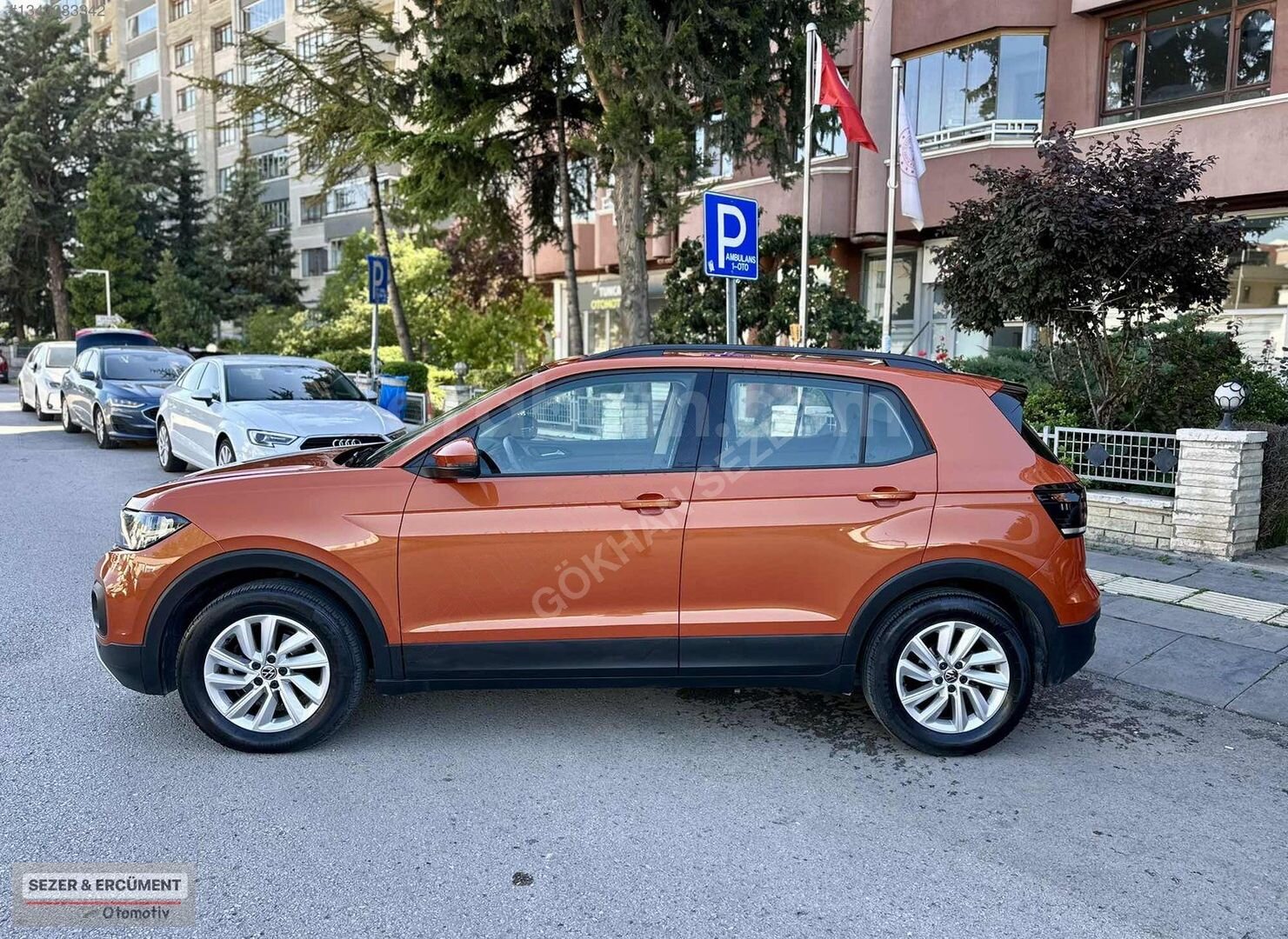Galeriden Volkswagen T-Cross 1.0 TSI Life 2022 Model Ankara 29.950 km Turuncu 4