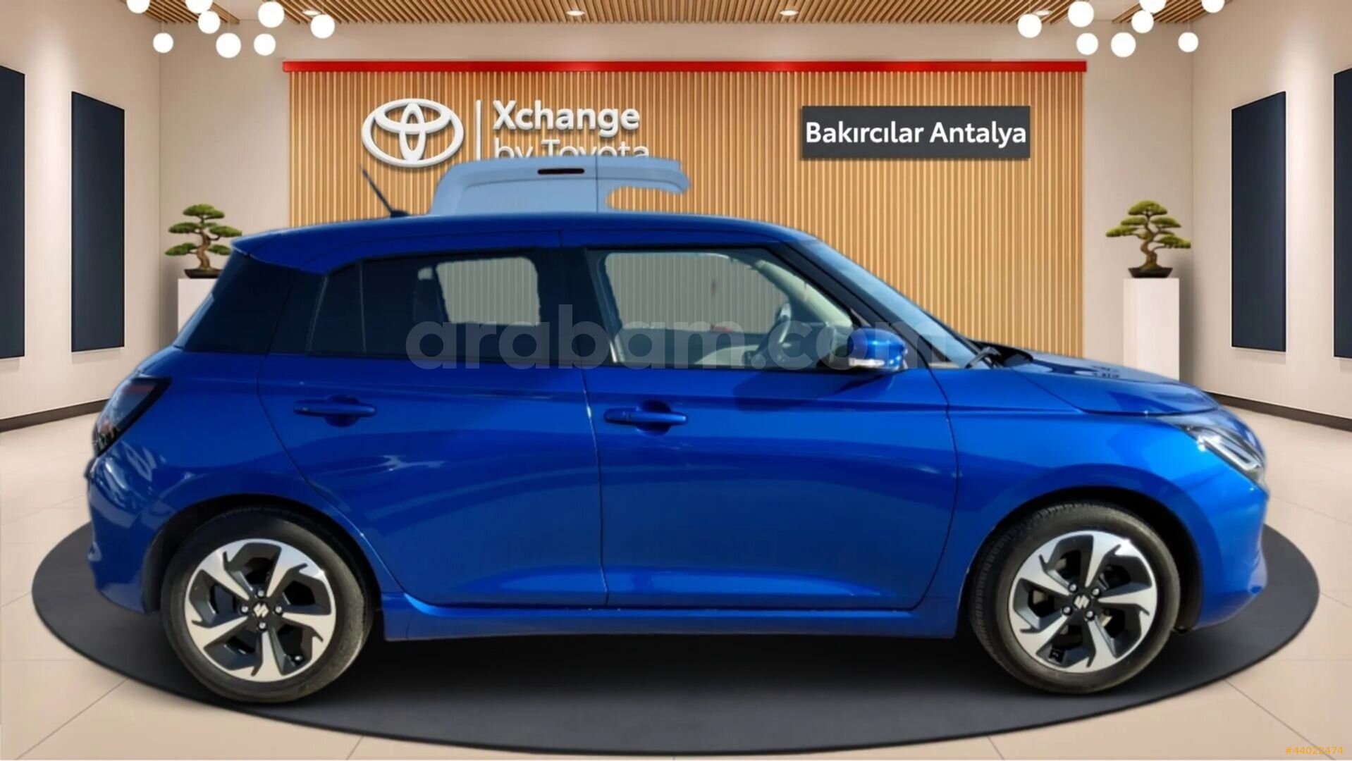 Galeriden Suzuki Swift 1.2 Hibrit Pulse 2024 Model Antalya 19.500 km Mavi 4