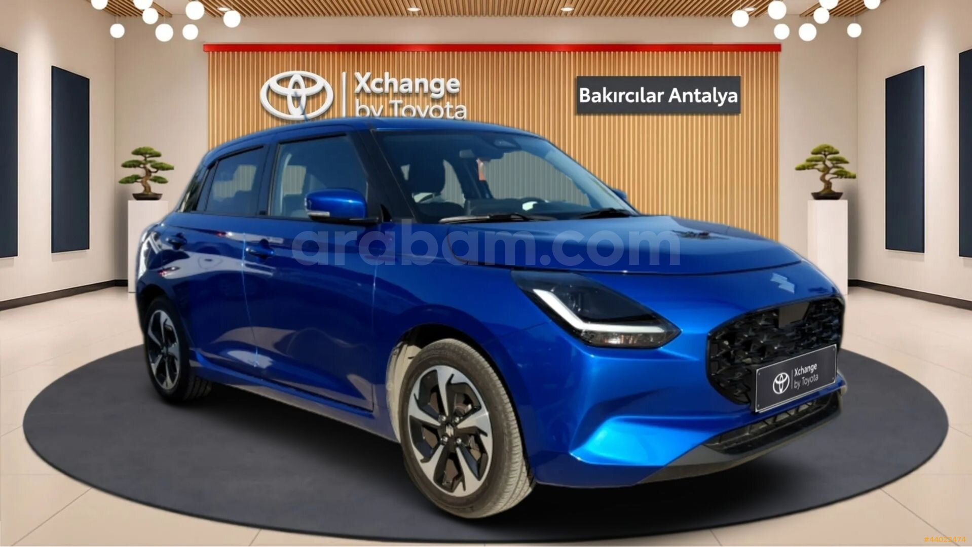 Galeriden Suzuki Swift 1.2 Hibrit Pulse 2024 Model Antalya 19.500 km Mavi 3