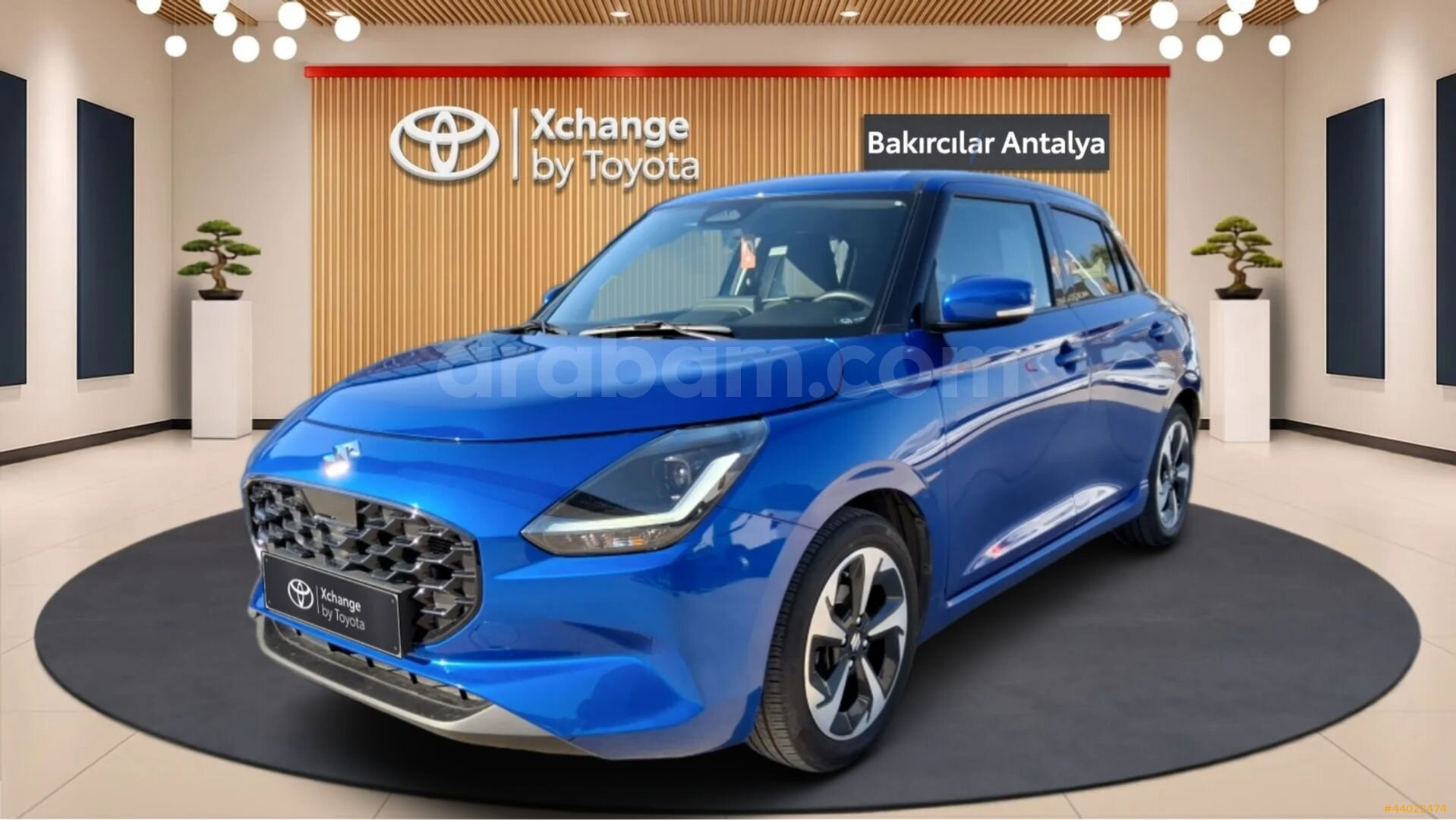 Galeriden Suzuki Swift 1.2 Hibrit Pulse 2024 Model Antalya 19.500 km Mavi 1