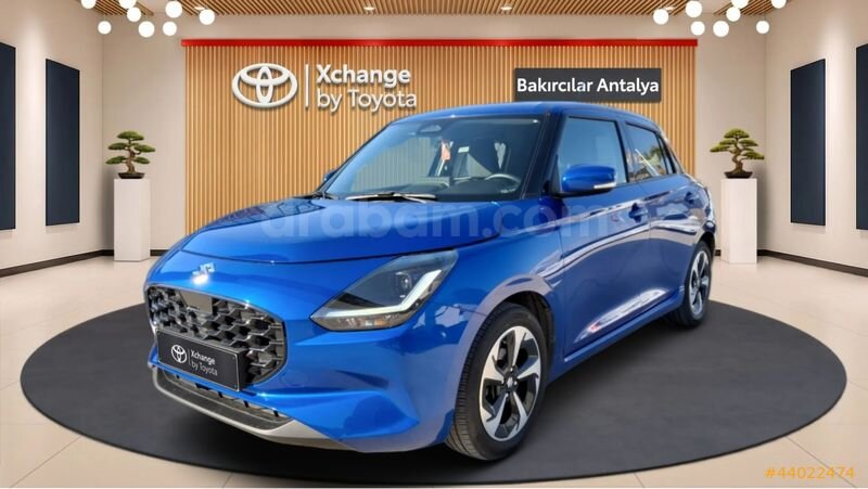 Galeriden Suzuki Swift 1.2 Hibrit Pulse 2024 Model Antalya 19.500 km Mavi