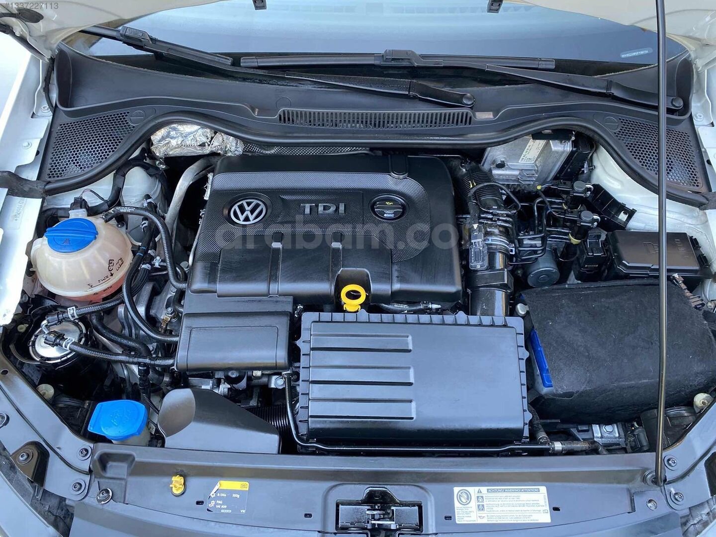 Galeriden Volkswagen Polo 1.4 TDi Comfortline 2014 Model Antalya 125.000 km Beyaz 3