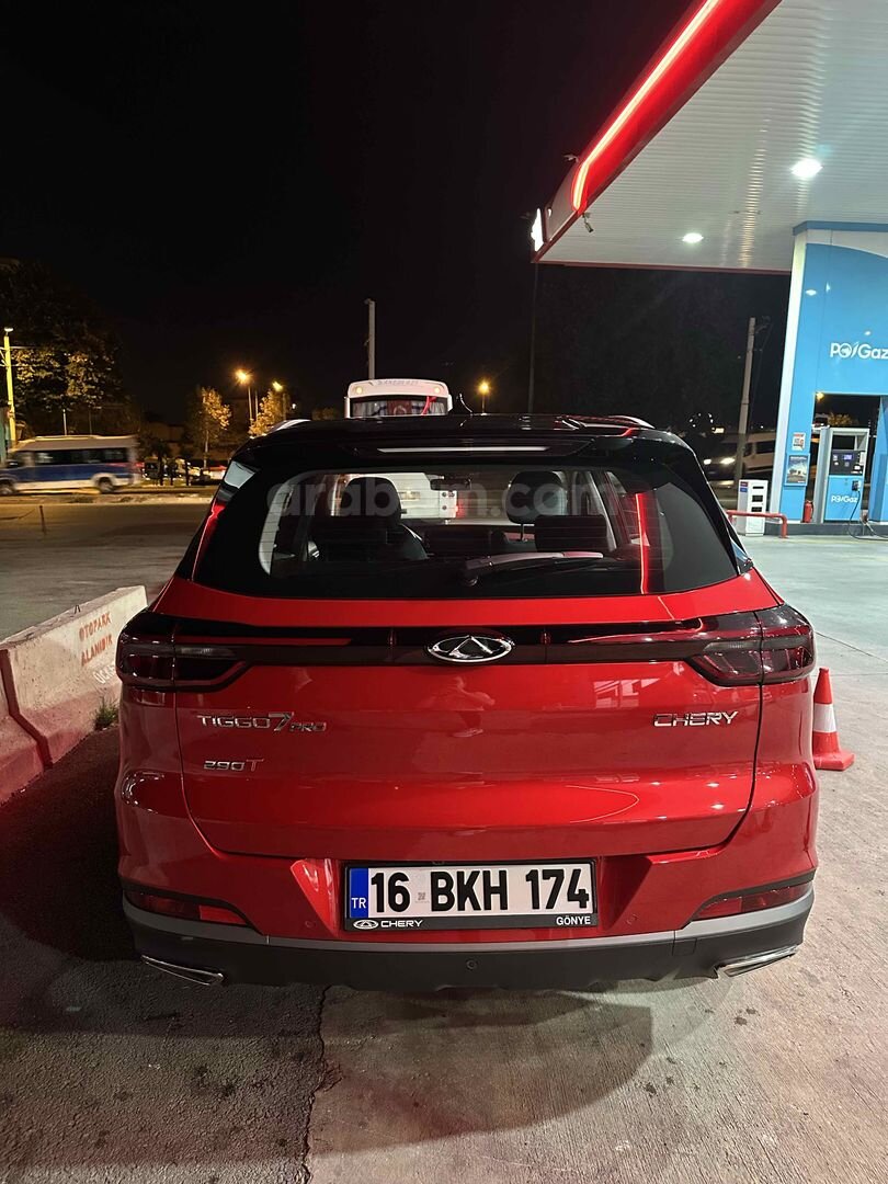 Sahibinden Chery Tiggo 7 Pro 1.6 TGDI Luxury 2024 Model Bursa 22.000 km Kırmızı 4