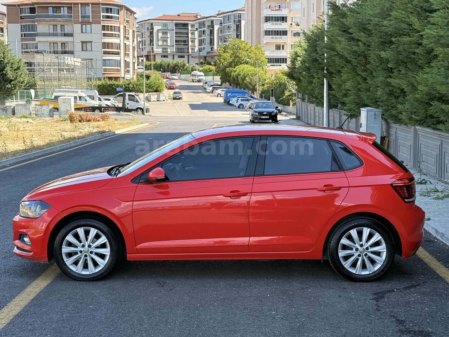 Galeriden Volkswagen Polo 1.0 TSi Highline 2018 Model Tekirdağ 86.000 km Kırmızı 7