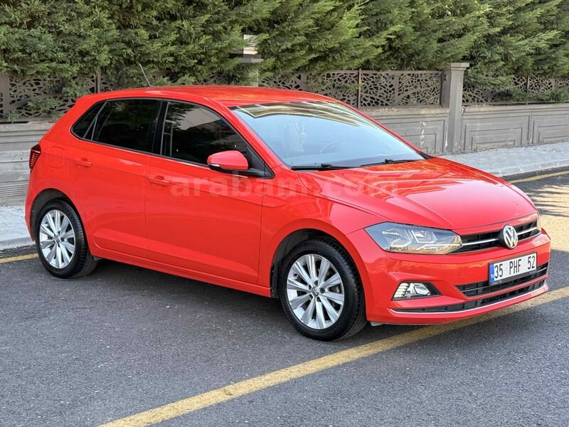 Galeriden Volkswagen Polo 1.0 TSi Highline 2018 Model Tekirdağ 86.000 km Kırmızı