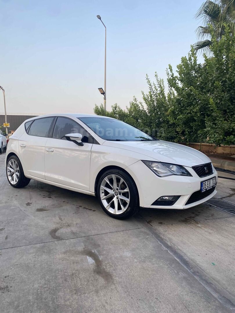 Sahibinden Seat Leon 1.6 TDI Style 2015 Model Adana 210.000 km Beyaz 2