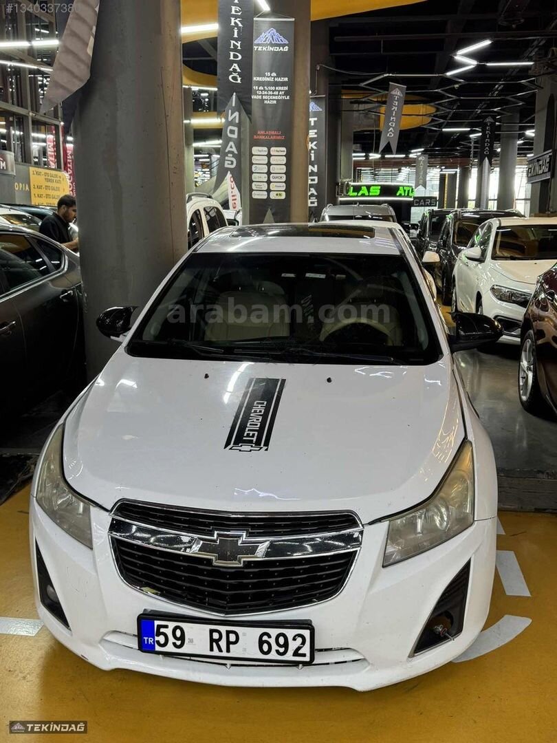 TEKİNDAĞ'dan SENETLİ YENİ GELDİ 2013 CHEVROLET CRUZE SUNROOFLU 2
