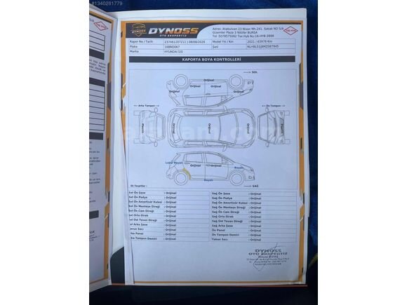 Galeriden Hyundai i20 1.4 MPI Jump 2021 Model Bursa 64.850 km