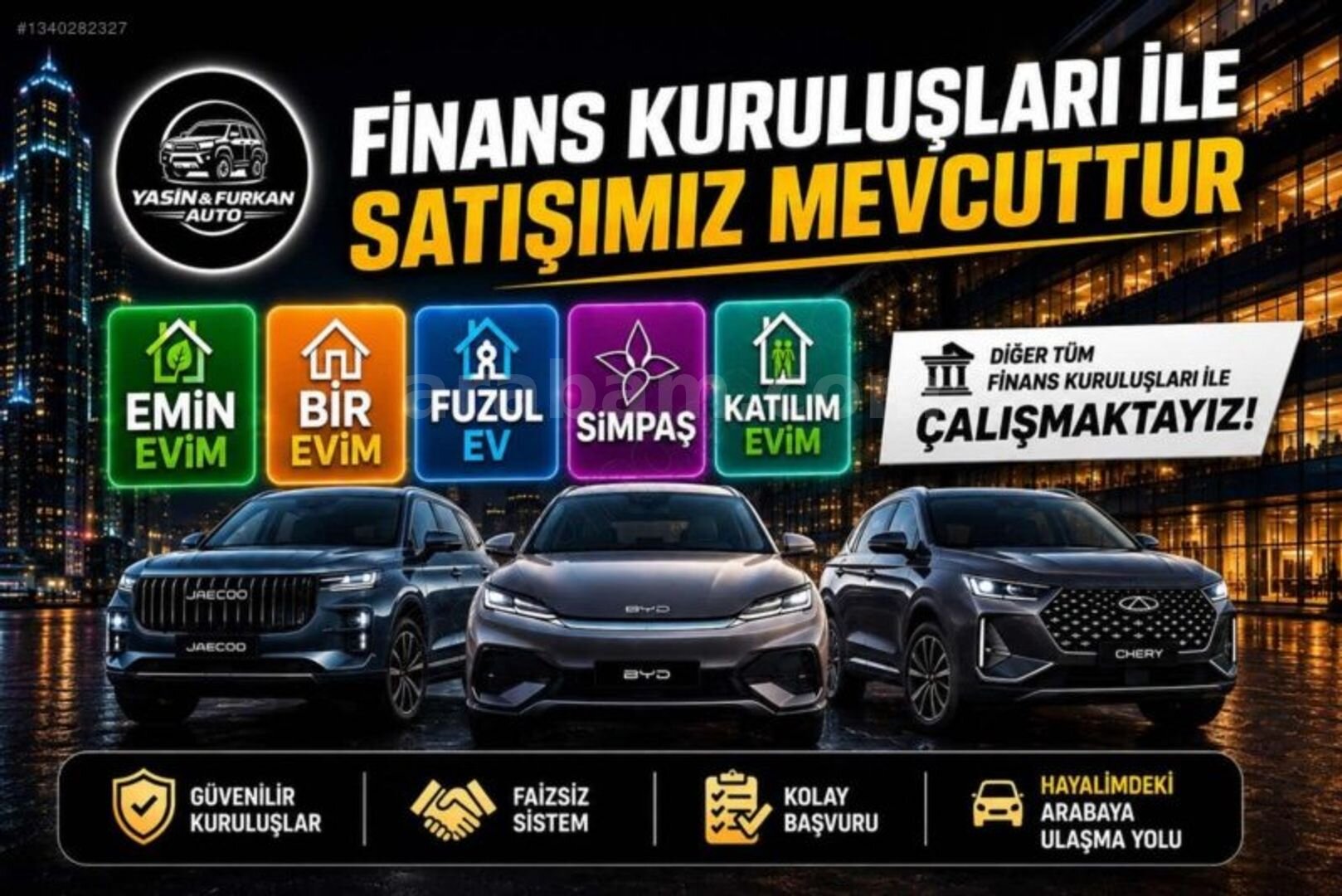 HATASIZ DEĞİŞENSİZ TRAMERSİZ 2023 MODEL 51 BİN KM'DE CHERY 3
