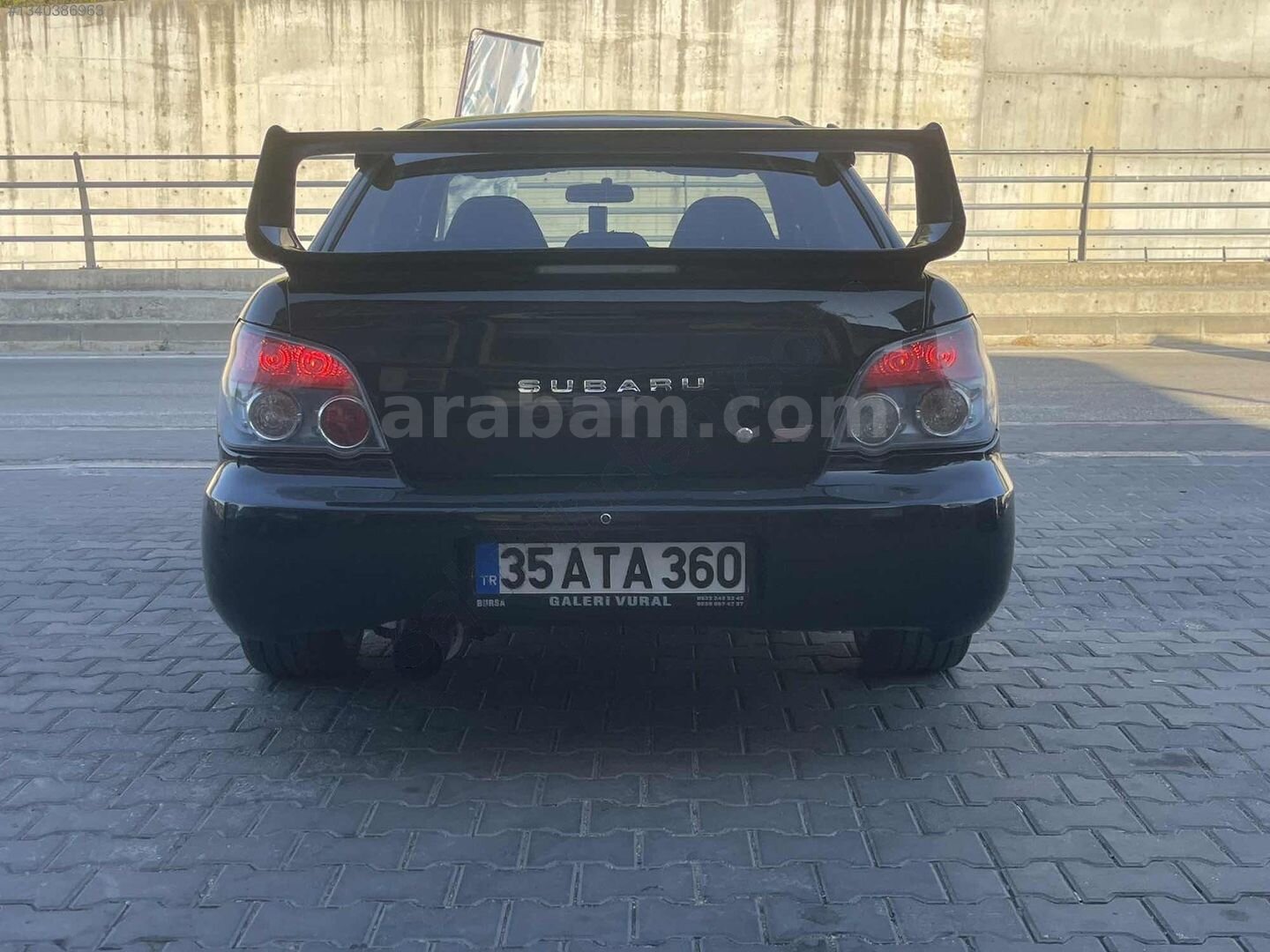 Galeriden Subaru Impreza 2.5 WRX 2006 Model Bursa 195.000 km Siyah 6