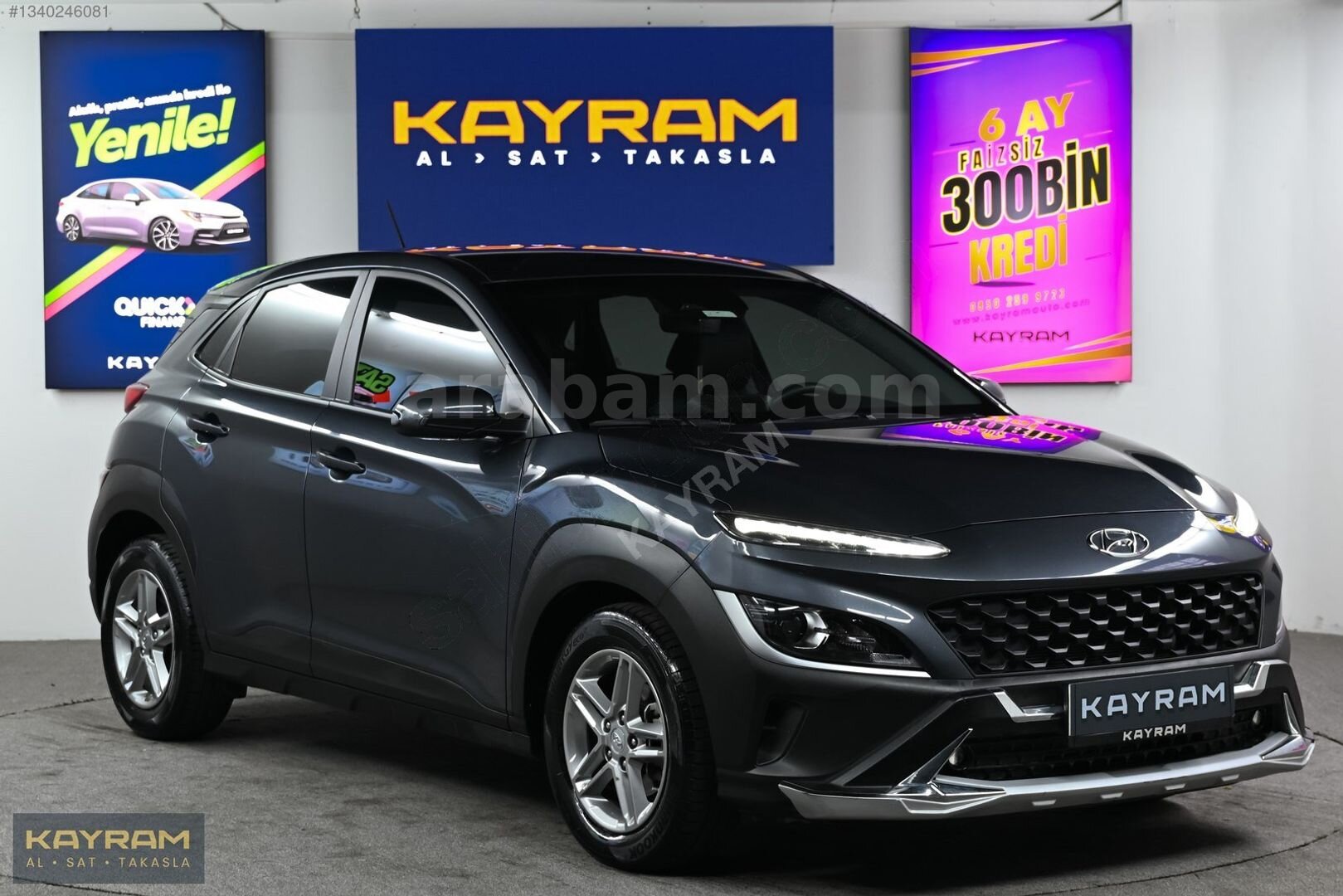 Galeriden Hyundai Kona 1.0 T-GDI Style 2022 Model İstanbul 18.000 km Gri 1