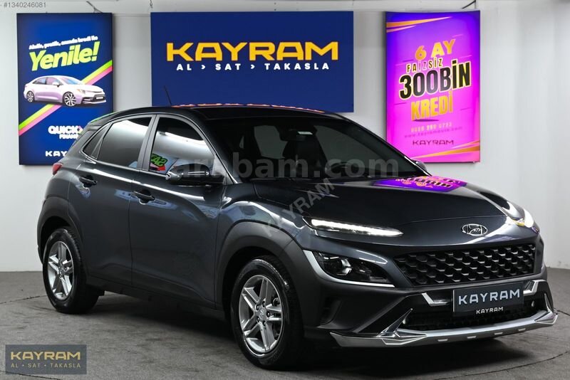 Galeriden Hyundai Kona 1.0 T-GDI Style 2022 Model İstanbul 18.000 km Gri