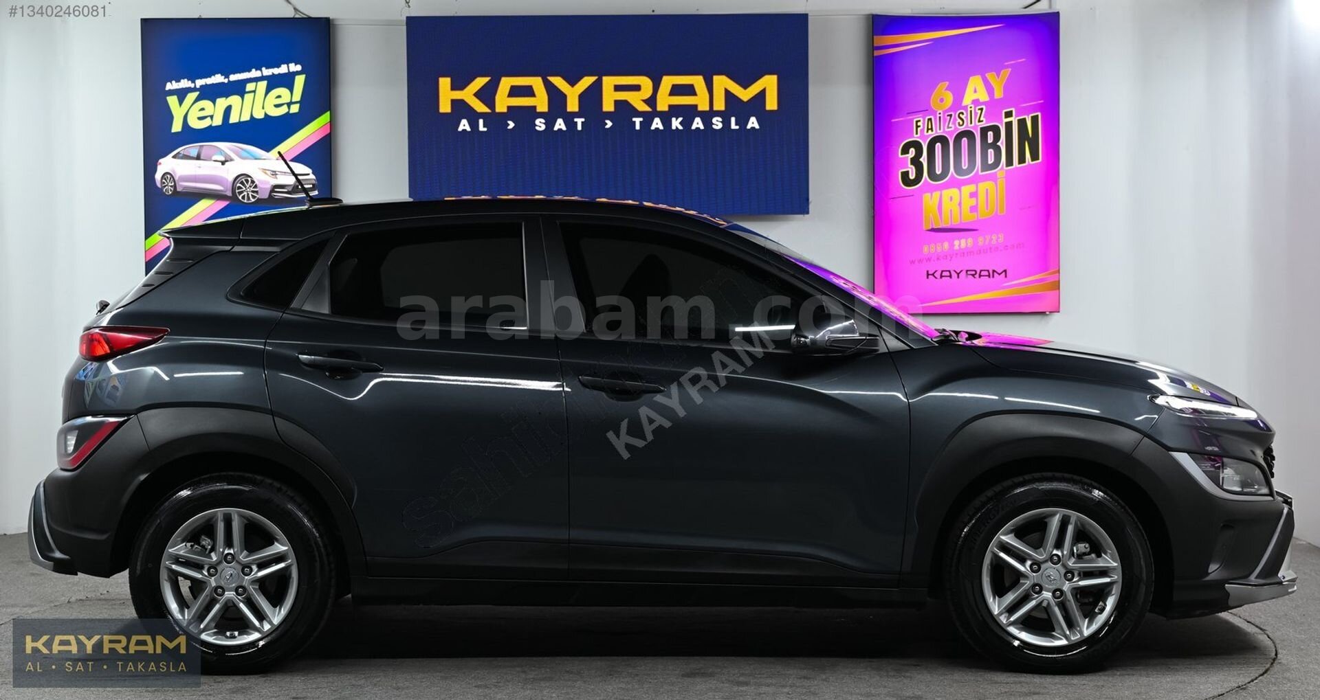 Galeriden Hyundai Kona 1.0 T-GDI Style 2022 Model İstanbul 18.000 km Gri 4