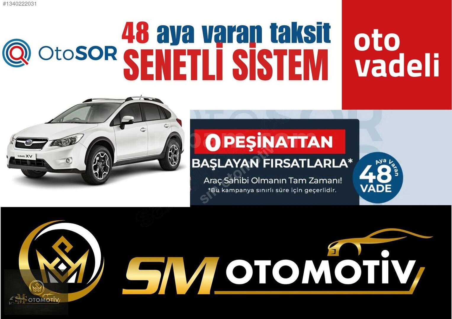 BOYASIZ-DEĞİŞENSİZ! 4X4 OTOMATİK - SUBARU XV! 36AY SENET-K.KARTI 2