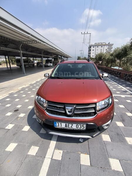 Sahibinden Dacia Sandero 1.5 dCi Stepway 2015 Model Hatay 82.000 km Bordo