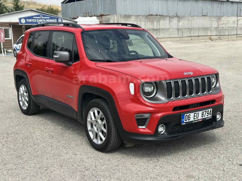 Galeriden Jeep Renegade 1.6 MultiJet Limited 2019 Model Ankara 143.000 km Kırmızı