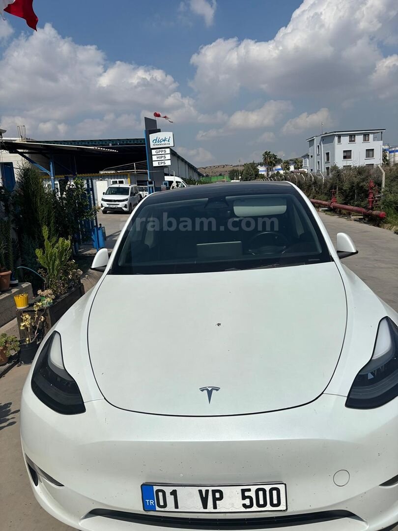 Sahibinden Tesla Model Y Long Range AWD 2023 Model Adana 137.700 km Beyaz 2