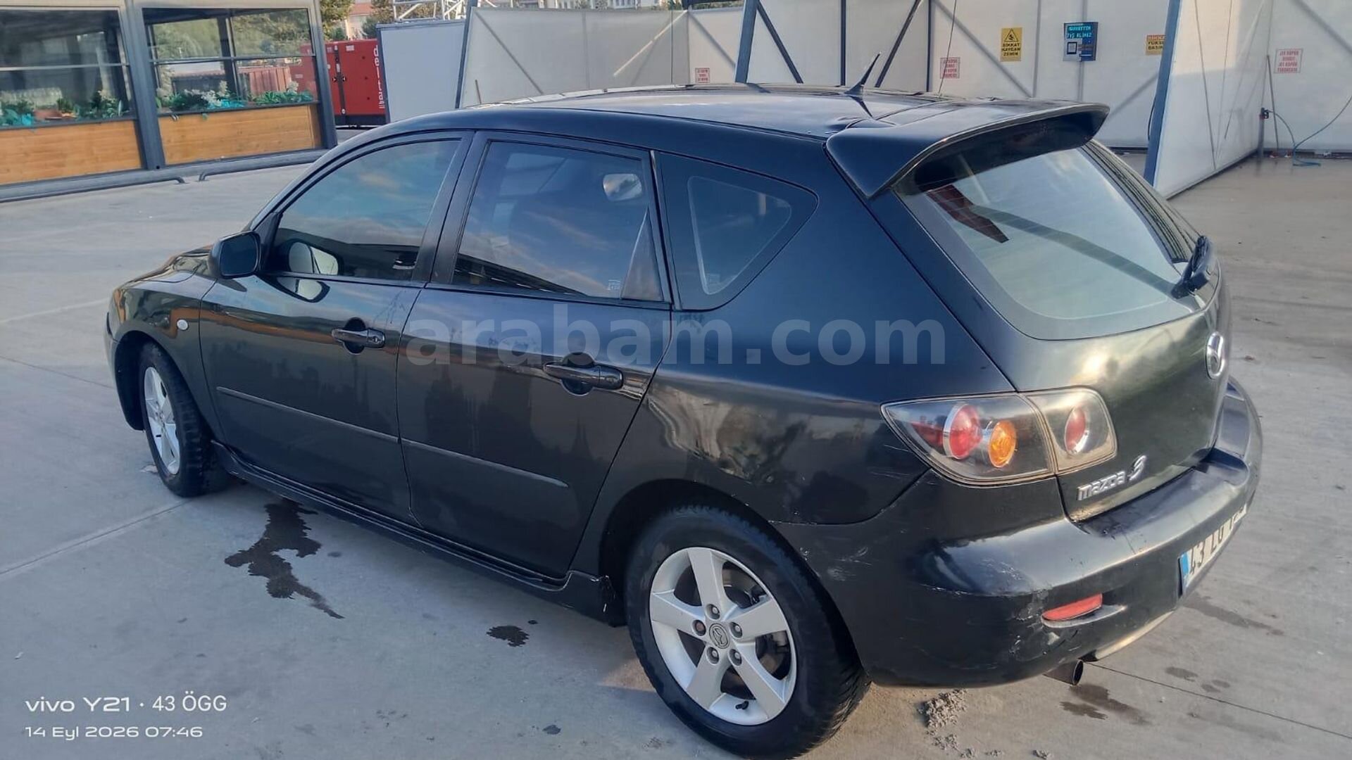 Sahibinden Mazda 3 1.6 Sport Comfort 2007 Model Kütahya 253.000 km Siyah 2