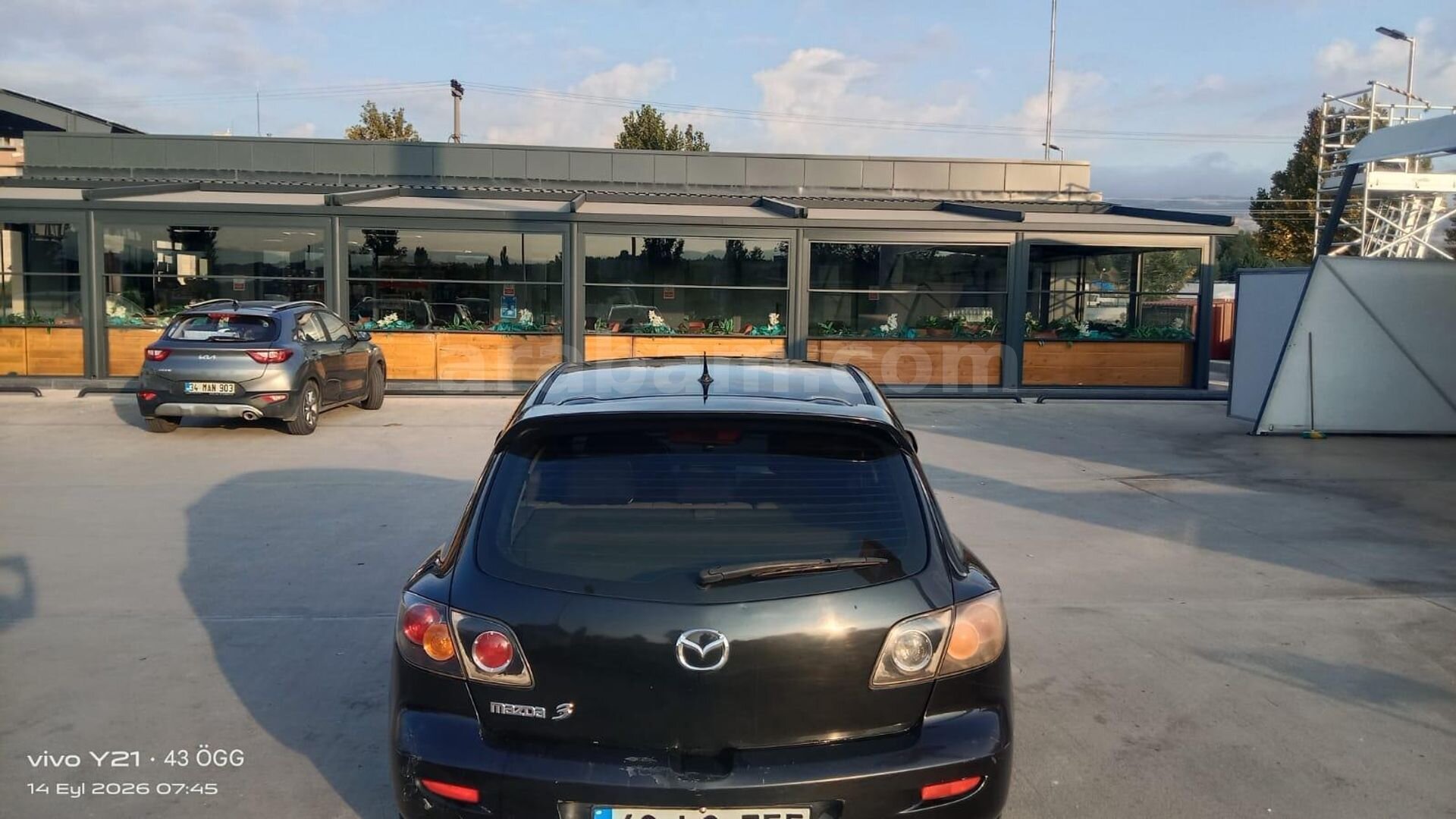 Sahibinden Mazda 3 1.6 Sport Comfort 2007 Model Kütahya 253.000 km Siyah 3