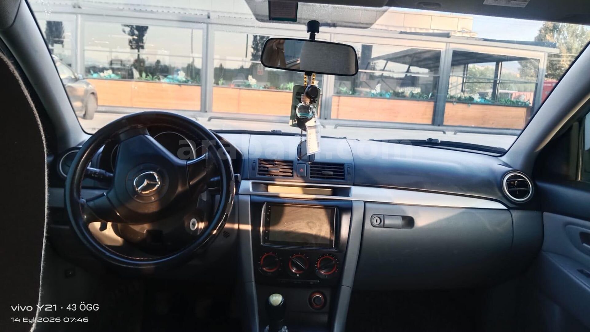 Sahibinden Mazda 3 1.6 Sport Comfort 2007 Model Kütahya 253.000 km Siyah 6