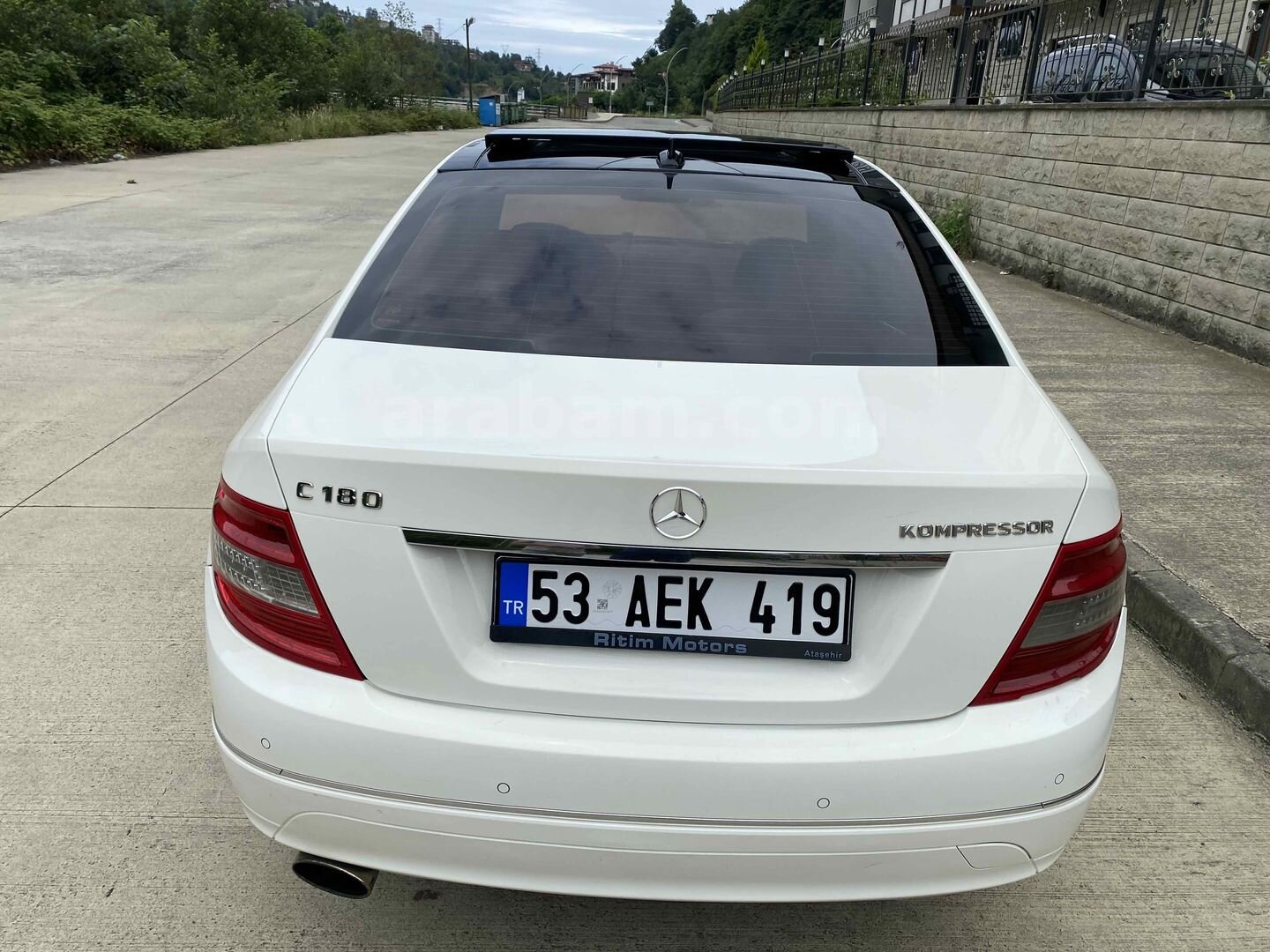 Galeriden Mercedes - Benz C 180 Kompressor BlueEfficiency Avantgarde 2011 Model Rize 199.000 km Beyaz 7