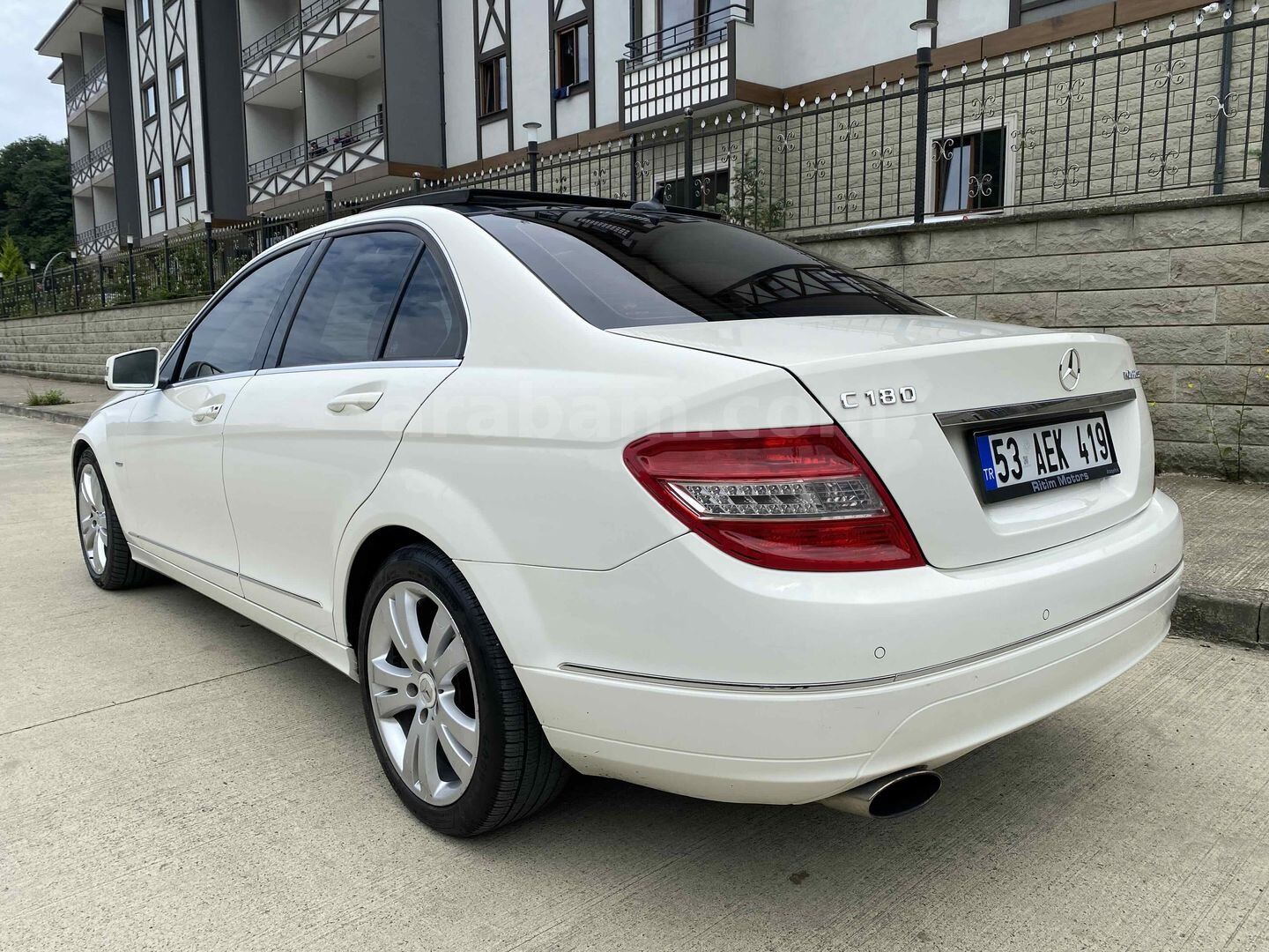 Galeriden Mercedes - Benz C 180 Kompressor BlueEfficiency Avantgarde 2011 Model Rize 199.000 km Beyaz 3