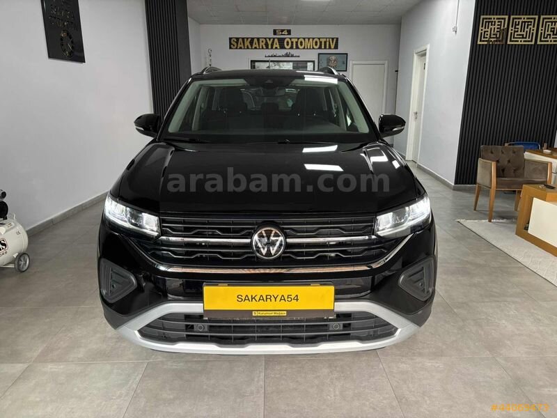 Galeriden Volkswagen T-Cross 1.0 TSI Life 2025 Model Sakarya 19.000 km Siyah