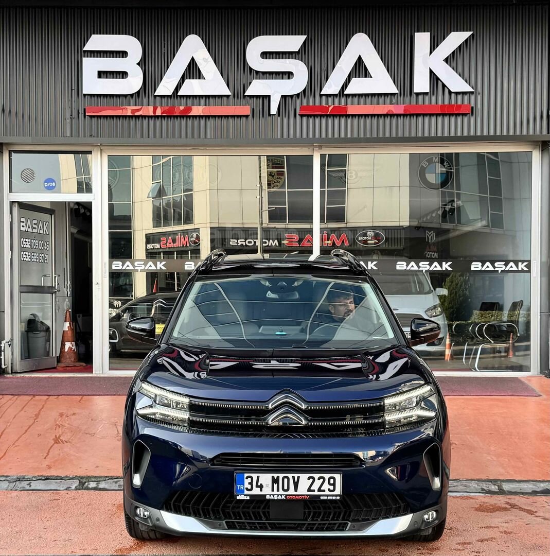 BAŞAK'DAN 2024 CİTROEN C5 AİRCROSS HATASIZ MASRAFSIZ 500'PEŞİNAT KREDİ SENET İMKANI 2