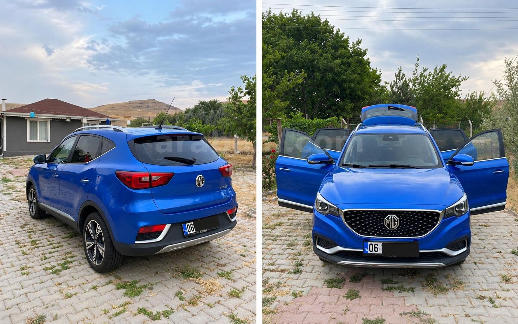 Sahibinden MG ZS EV Luxury 2022 Mart Trafiğe çıkışlı 76000 km Mavi 2