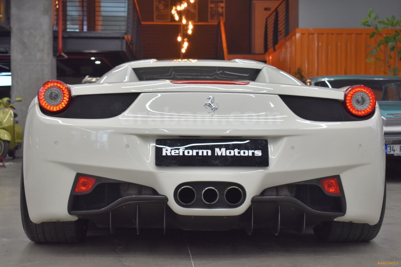 Galeriden Ferrari 458 Spider 2012 Model İstanbul 36.700 km Beyaz 6