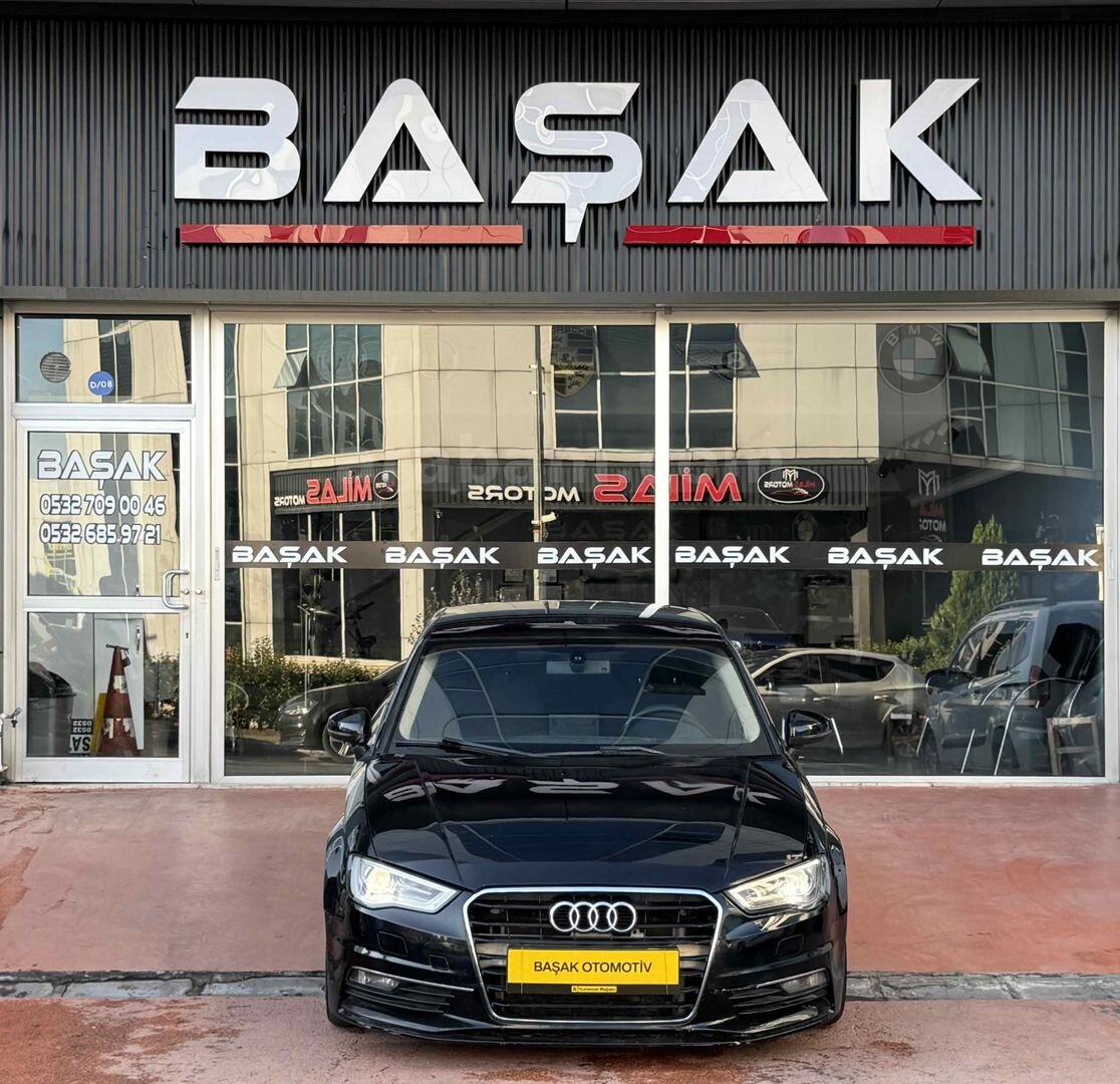 Galeriden Audi A3 Sedan 1.6 TDI Attraction 2013 Model İstanbul 105.000 km Siyah 2