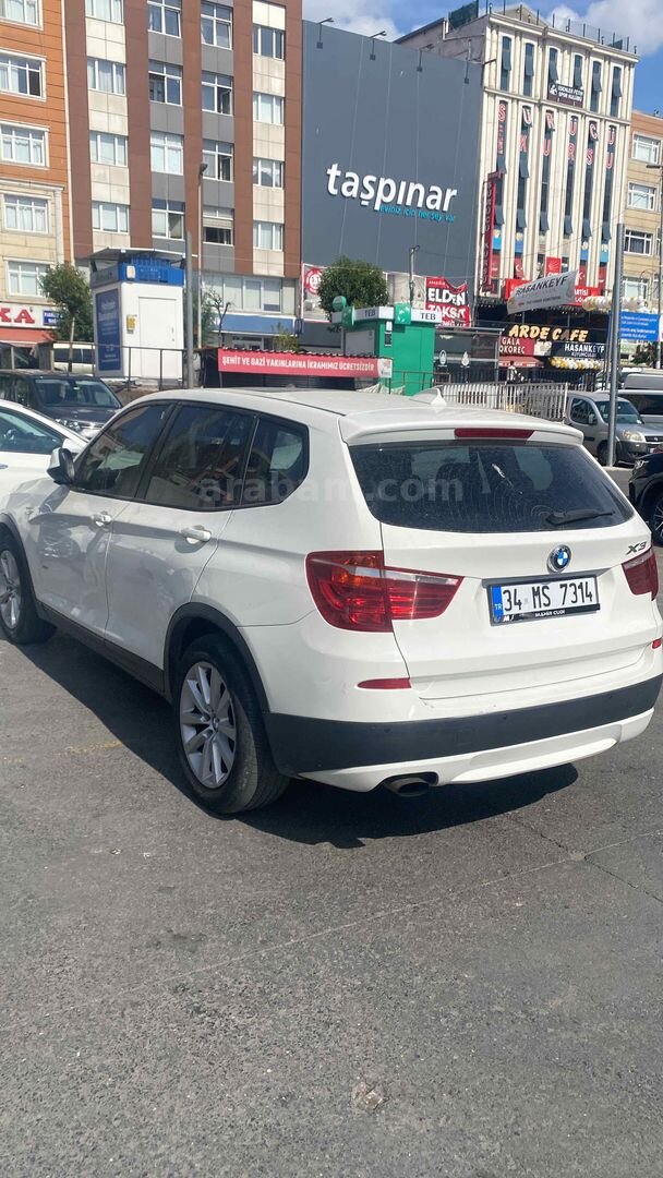 Sahibinden BMW X3 20d xDrive Premium 2011 Model 280.000 km Beyaz 2