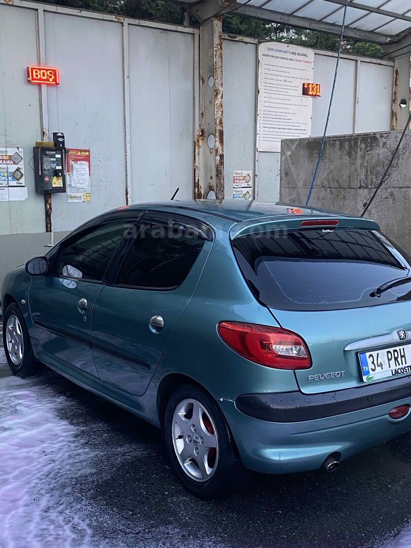 Sahibinden Peugeot 206 1.4 XR 2000 Model 202.000 km Yeşil 3