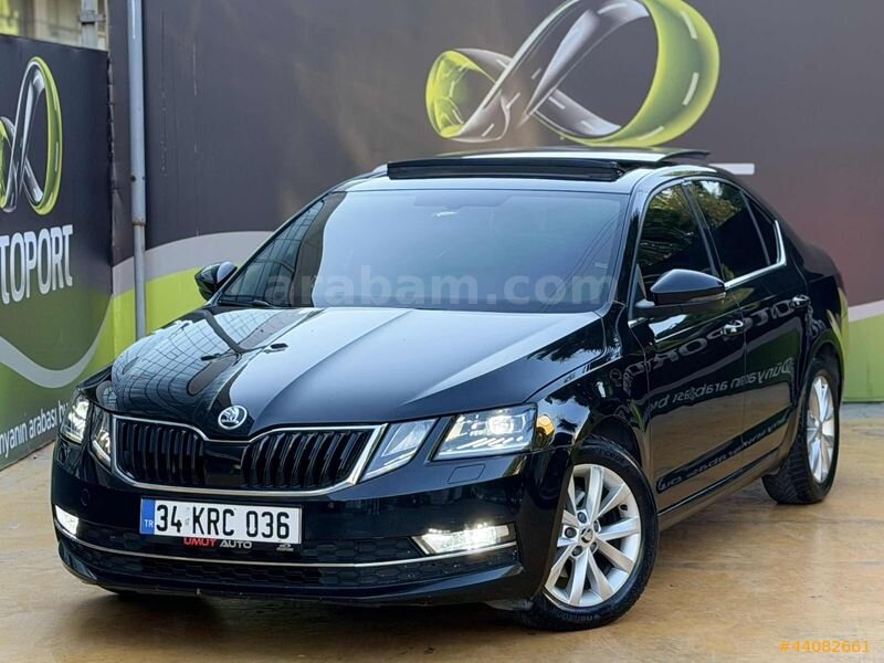 2018 ÇIKIŞ OKTAVİA 1.6 TDI STYLE İÇİBEJ-CAM TVN-AMBİYANS-CARPLY