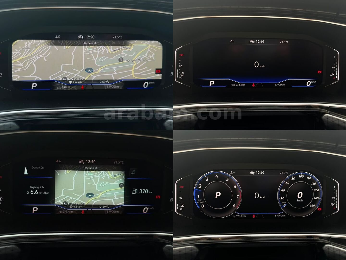 Sahibinden Volkswagen T-Cross 1.0 TSI Style 2022 Model Kocaeli 88.000 km Siyah 2