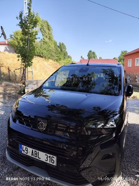Sahibinden Peugeot Rifter 1.5 BlueHDI GT 2025 Model Muş 20.750 km Siyah