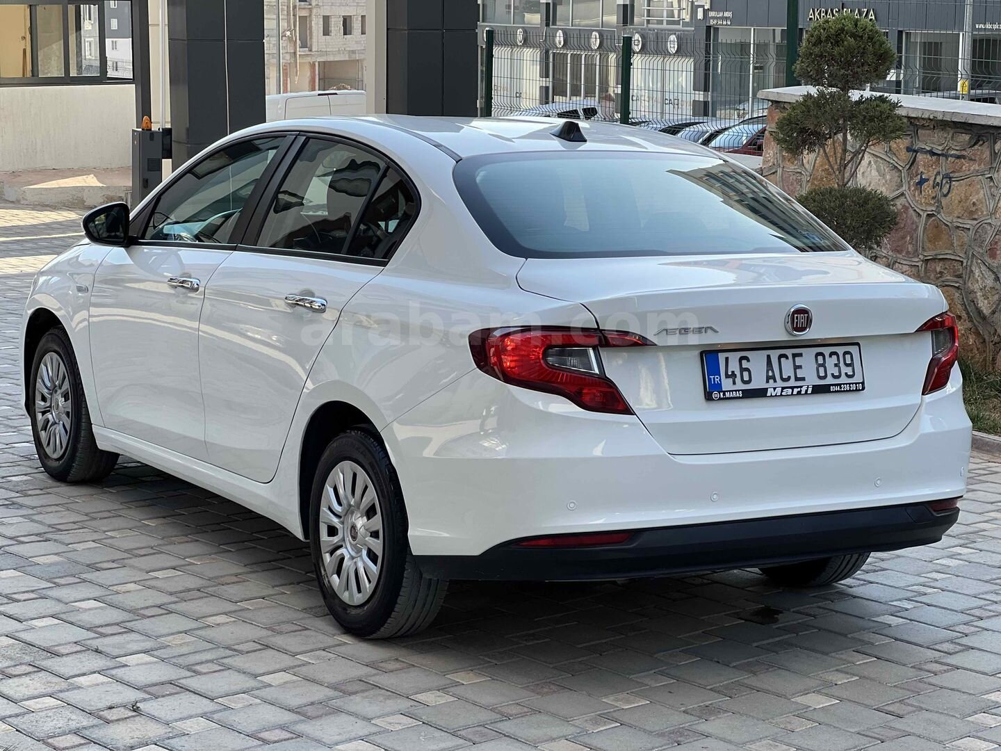 Galeriden Fiat Egea 1.4 Fire Easy 2020 Model Kahramanmaraş 35.000 km Beyaz 5