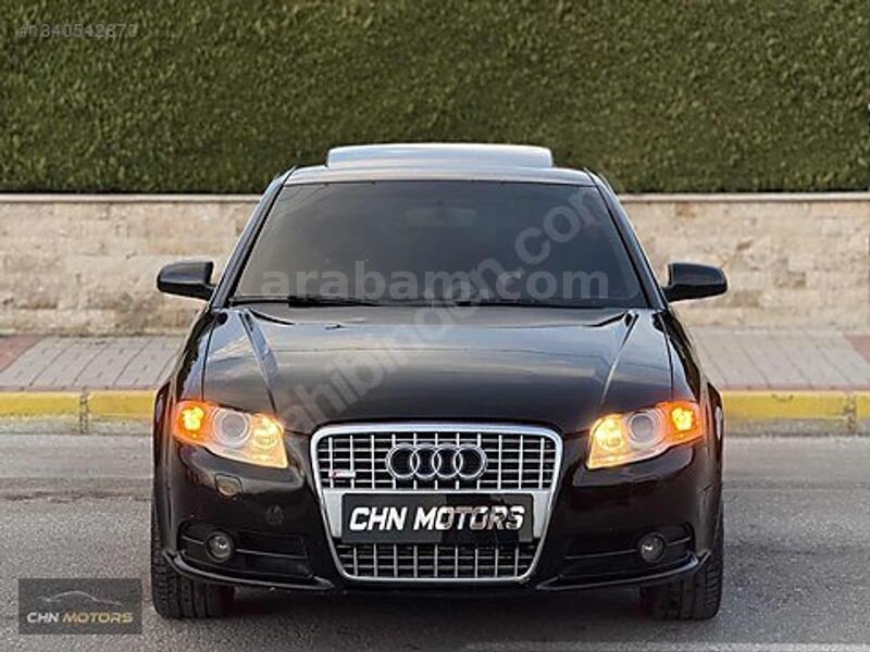 2006 S-LİNE AUDİ A4 SANRUFLU 2.0DİZEL OTOMATİK K.ISITMA İÇİ BEJ 2