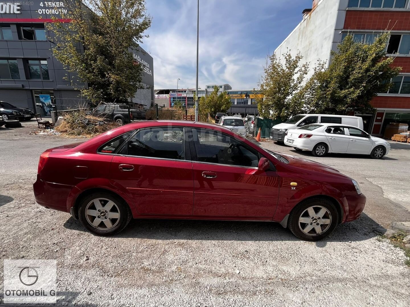 Galeriden Chevrolet Lacetti 1.6 SX 2004 Model Ankara 219.000 km Kırmızı 7