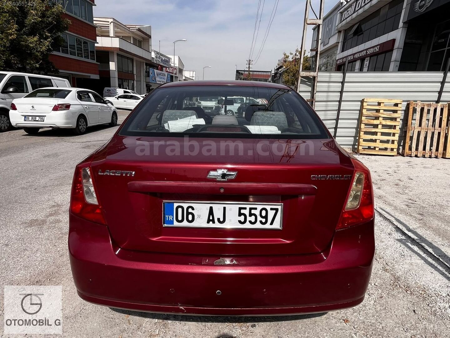 Galeriden Chevrolet Lacetti 1.6 SX 2004 Model Ankara 219.000 km Kırmızı 5