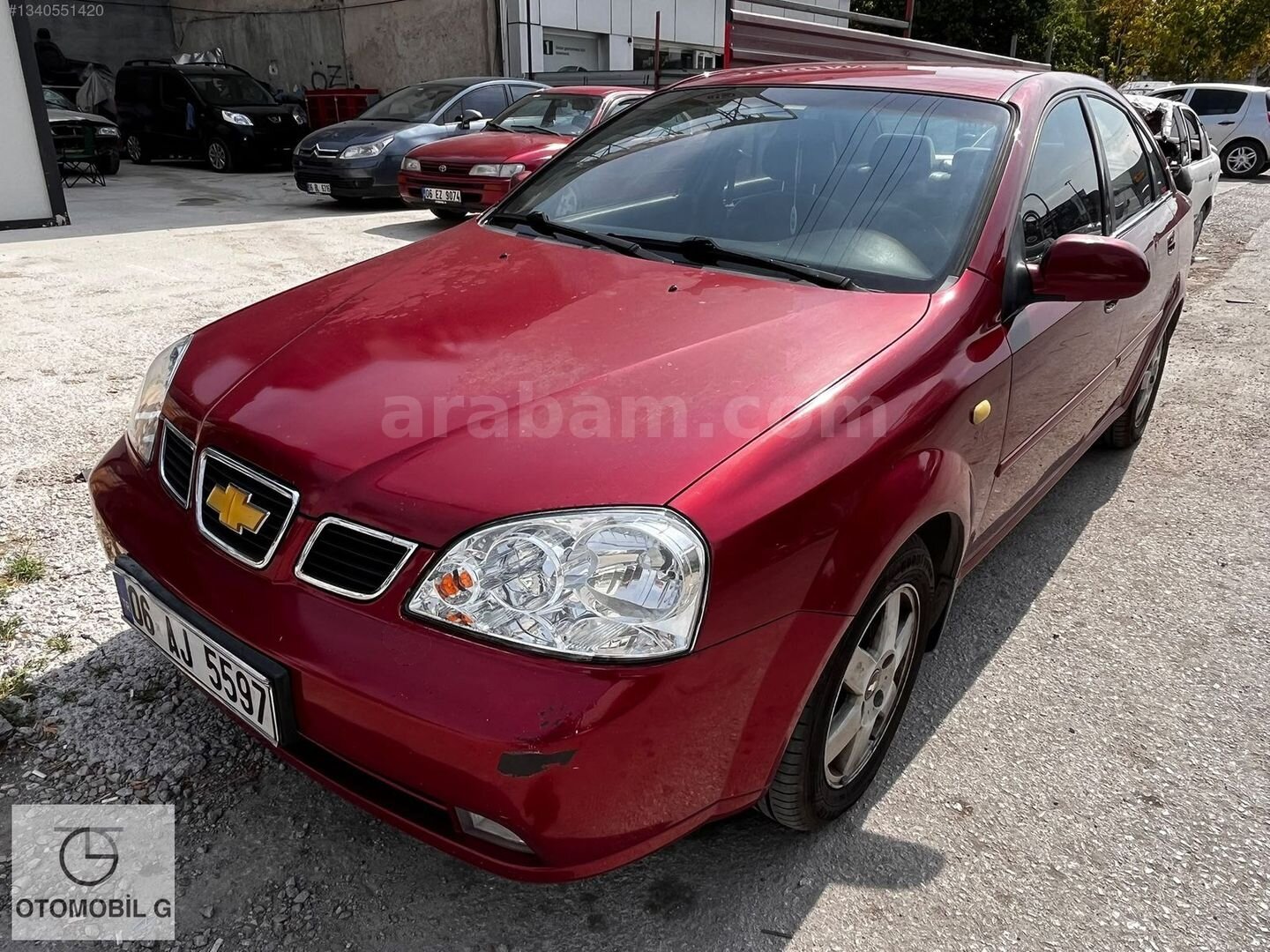 Galeriden Chevrolet Lacetti 1.6 SX 2004 Model Ankara 219.000 km Kırmızı 1