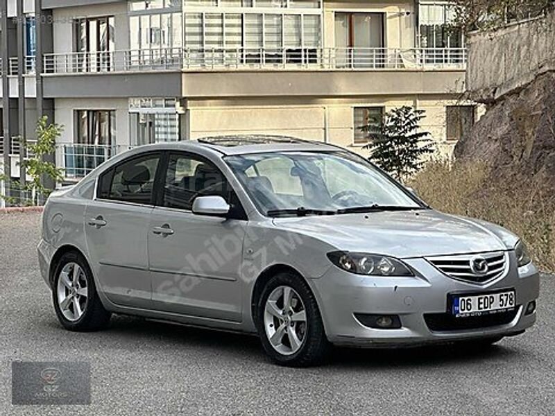 Galeriden Mazda 3 1.6 Dynamic 2005 Model Ankara 305.000 km Gri