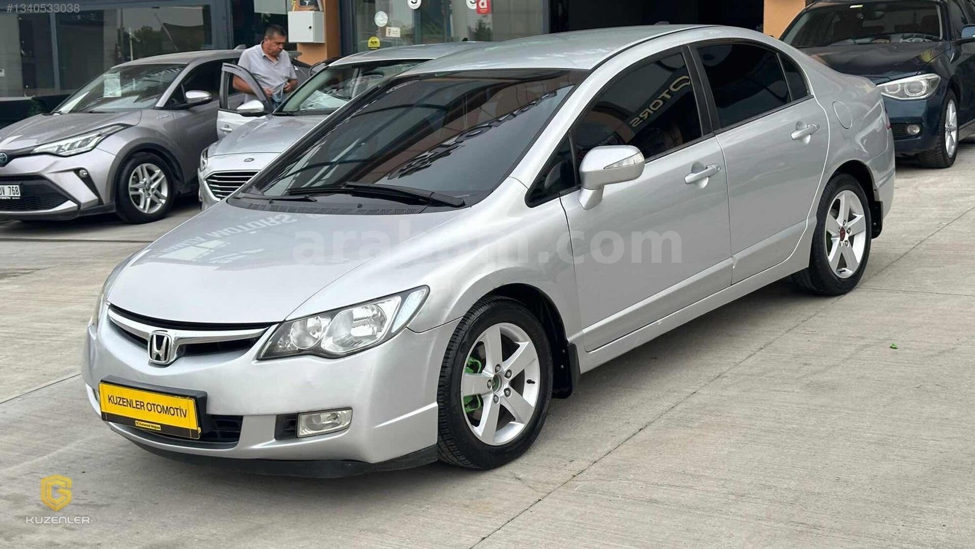KUZENLER'den Değişensiz 3 P. boyalı Tertemiz Bakımlı 1.6 CIVIC 7