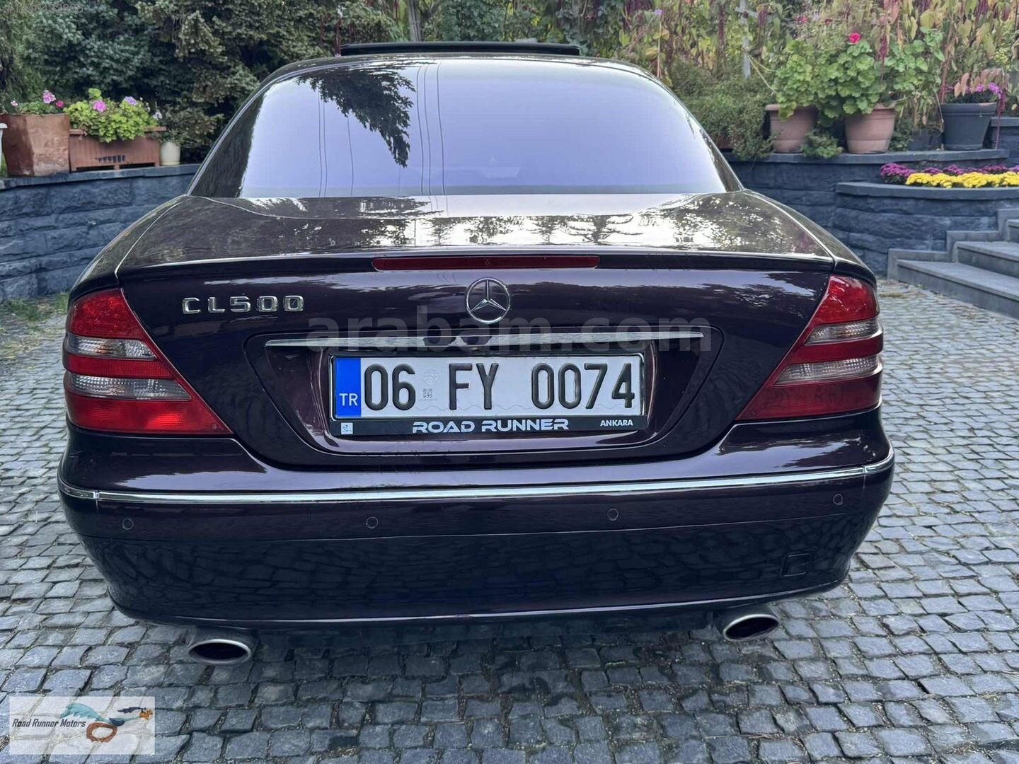Galeriden Mercedes - Benz CL 500 2000 Model Ankara 237.000 km Bordo 3